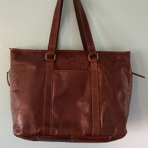 Jack Georges Leather Tote